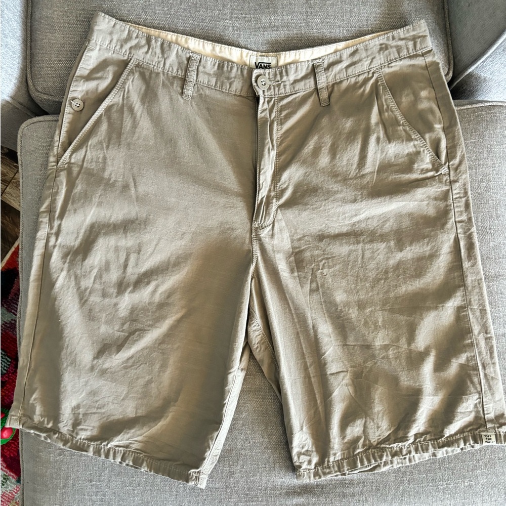Vans khaki shorts- men’s